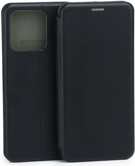 Beline Book Δερματίνης / Σιλικόνης Μαύρο (Realme C51)