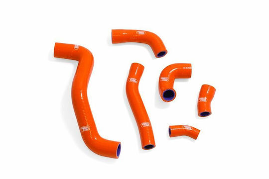 Kit furtunuri de apă din silicon Samco Sport KTM-125 Portocaliu
