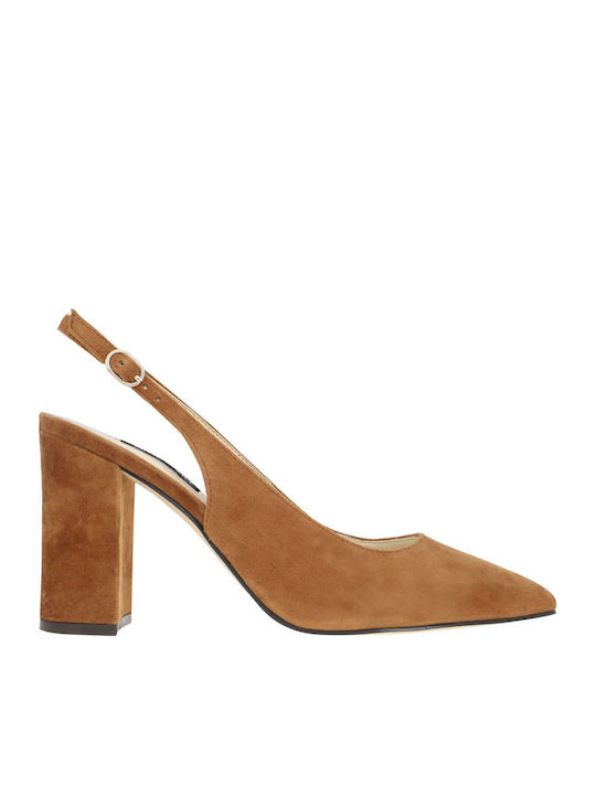 Nine West Gompell Suede Γόβες Ταμπά