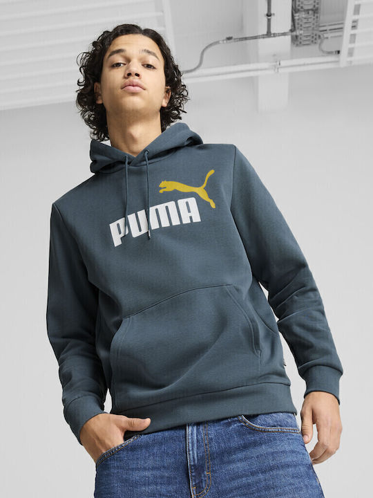 PUMA Big Logo Суитшърт с Качулка Two-tone