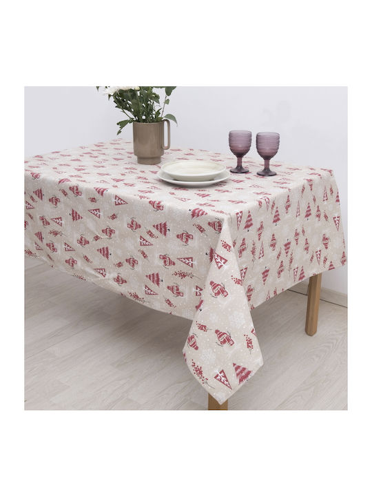 Dimeco Christmas Tablecloth Fabric L140xW260cm.