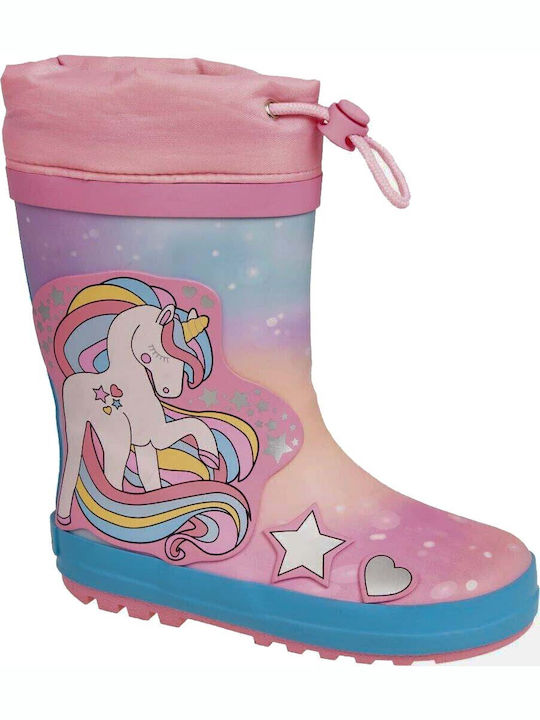 Παιδικές Γαλότσες Unicorn Ροζ