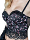 Bra with Light Padding Black