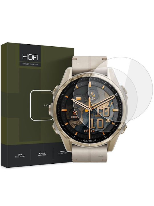 Hofi Glass Pro+ Закалено стъкло за Garmin Fenix 8 (43 мм) 2бр