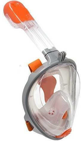 Scuba Force Tauchmaske Volles Gesicht Grau