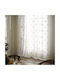 Gofis Home Κουρτίνα με Τρέσα Nairna 534 Λευκή 140x295εκ.