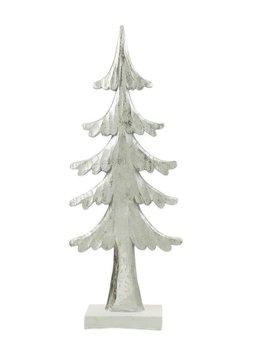 Christmas Decorative Plastic Tree 40.5cm Silver