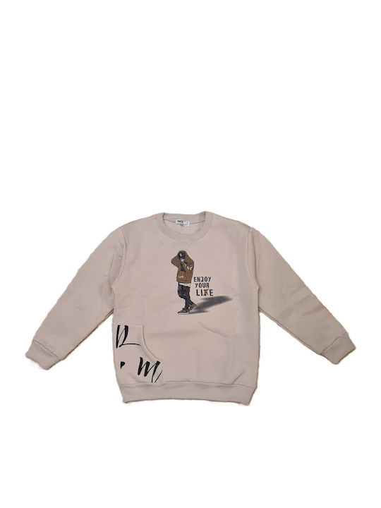 Nek Kids Wear Kinder-Sweatshirt Ecru