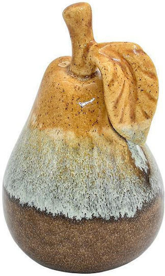 Fylliana Decorative Pear made of Ceramic Material 9x14x14cm 1pcs