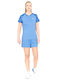 Bluza Damă Mâneci Scurte Albastru Deschis