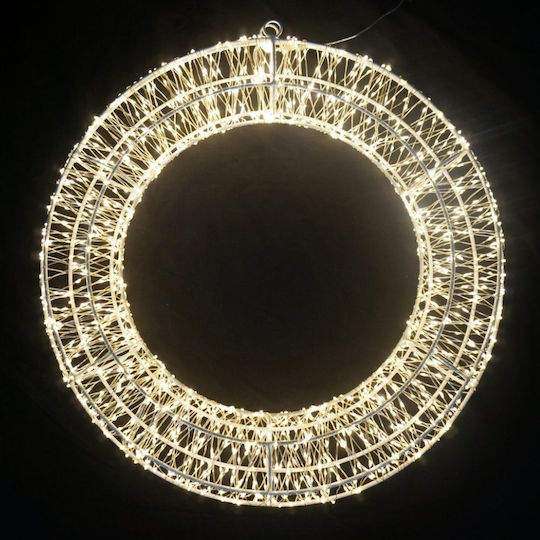 Illuminated Wreath 1140 Micro LED Copper IP20 Silver Warm White LED 50cm 313.033.0011.14