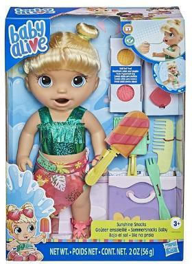Hasbro Baby Alive Set mit Baby-Puppen Sunshine Snacks