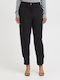 Damen Stoff Hose Black