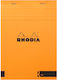 Rhodia Block R No16 Notizblock 70 Blätter A5 Geregelt Orange