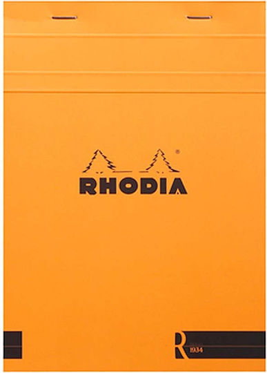 Rhodia Block R No16 Notizblock 70 Blätter A5 Geregelt Orange