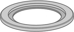 Thin Rosette Φ60 Mm Lock Nova Meroni #1216