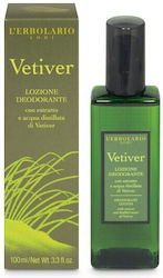 L' Erbolario Vetiver Lotion Αποσμητικό Balm Χωρίς Αλουμίνιο 100ml