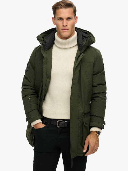 D3 Ovin City Winter Jacket Parka Khaki