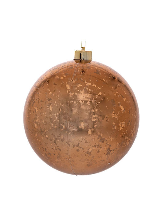 Hanging Ball Ornament Ornament Plastic Gold 15cm