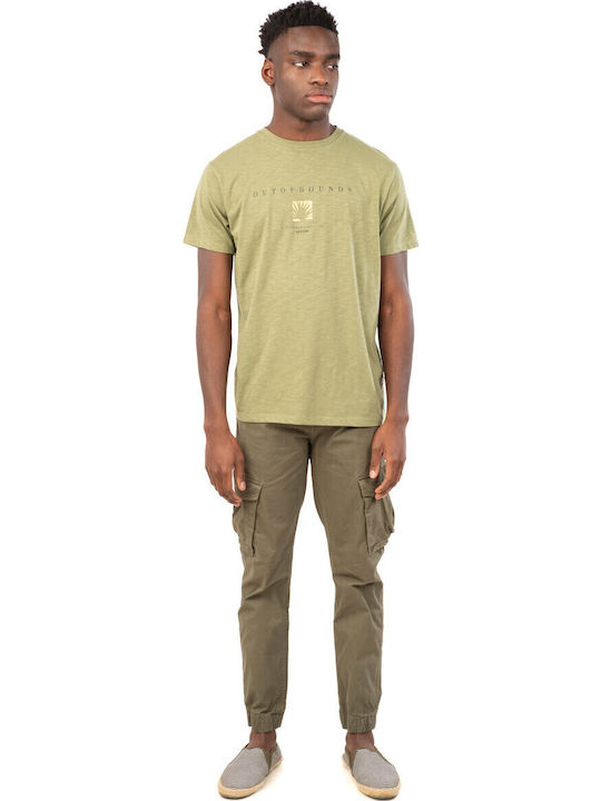 Rebase Trousers Cargo Elastic Cigar