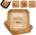 Aj Non-stick Paper for Air Fryer 20x20cm 100pcs