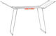 Clothes Dryer Metal Construction 2 Folding Arms Foldable Sturdy Non-slip Feet Large Drying Area 19 M