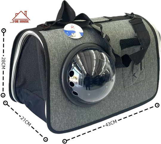 ForHome Geantă de mână pentru transport câine M43xL28xA21cm.