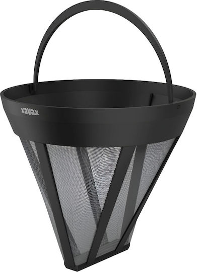 Xavax Barista Kaffeemaschinenfilter Edelstahl Nicht austauschbar Größe 4 Schwarz