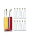 Kadax 12x 250ml Bottles Liquors Cork Fi17