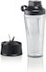 Bosch To-Go-Flasche + Messer kompatibel mit Bosch Vitapower Blender Serie 4 Serie 2