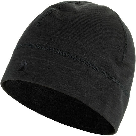 Beanie Unisex Fleece Beanie Knitted in Black color