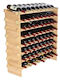 Vevor Free Standing Wooden Beige Wine Rack