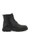 Leder Schwarz Herrenstiefel Anatomisch