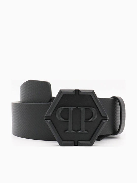 Philipp Plein Men's Belt Leather Black