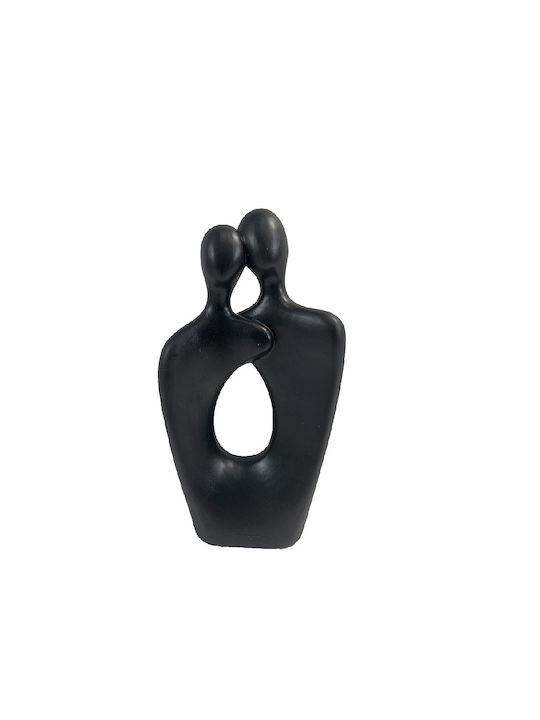 Black Polyresin Figure 24cm