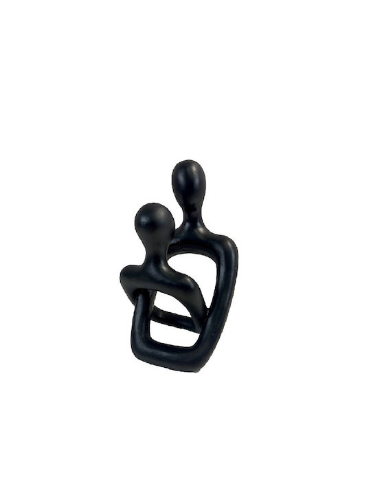 Black Polyresin Figure 18cm