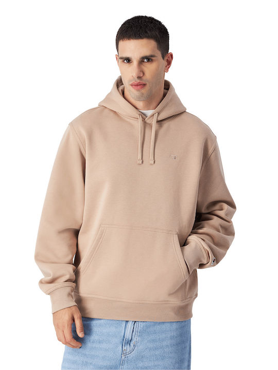 Champion Men Hooded Sweatshirt Beige