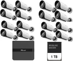 Kit Supraveghere Video Milesight 16 Buc Camera Bullet Ms-c2964-upd + 1buc Nvr Ms-n5016-pe Kit Supraveghere Video Milesight 16 Buc Camera Bullet Ms-c2964-upd + 1buc Nvr Ms-n5016-pe