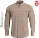 Pentagon Blouse in Beige color