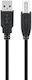 USB 2.0 Cablu USB-A - USB-B Negru 1.8m 4017538105722