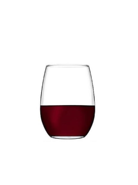 Espiel Amber Set of Glasses for White and Red Wine made of Glass in Honey Color 6pcs