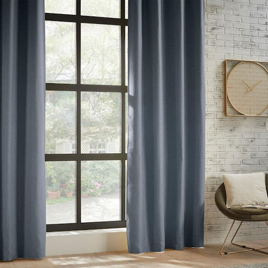 Atmosphera Curtain with Grommets Mattone Gray 140x260cm