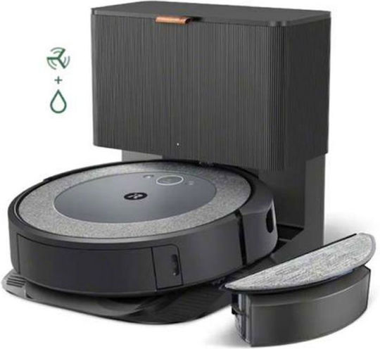 iRobot Roomba Combo I5+ Σκούπα Ρομπότ με Έξυπνη Πλοήγηση Μαύρη
