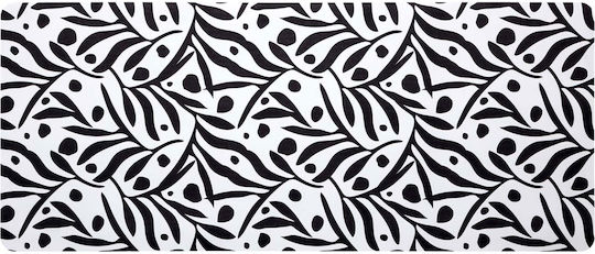 5Five Πατάκι Μπάνιου 202471 Black/White 50x120εκ.