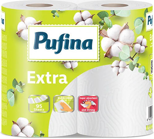 Pufina Prosoape de Bucătărie 2 Rulouri (195gr/Rulou)