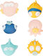 Badabulle Fun Bath Toys Splash 10 Pieces + Bag