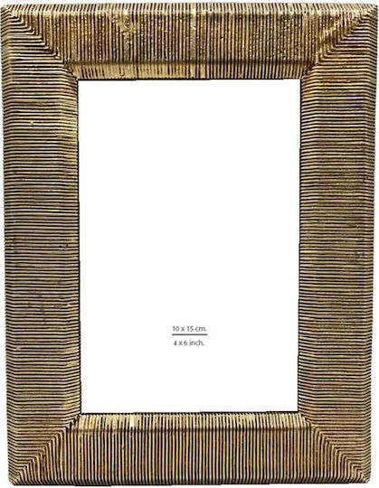 Cruze Κορνιζα Polyresin Γυαλι Χρυσο 15 7x1 8xh20 5cm C482195