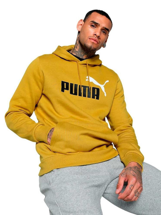 PUMA Essential Суитшърт с Качулка Жълт
