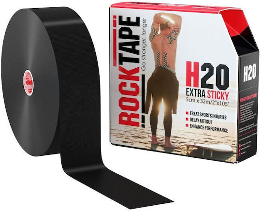 Rocktape Kinesiology Tape 5cm x 32m Black