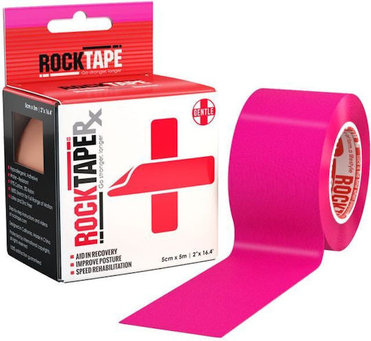 Rocktape Ταινία Κινησιοθεραπείας 5cm x 5m Ροζ